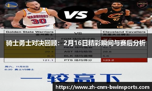 骑士勇士对决回顾：2月16日精彩瞬间与赛后分析